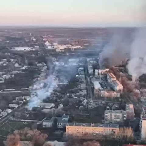 Οι Ρώσοι δεν σταματούν να βομβαρδίζουν το Μπαχμούτ στο Ντονέτσκ της Ουκρανίας