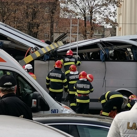 Ρουμανία: Τροχαίο δυστύχημα με ελληνικό λεωφορείο 