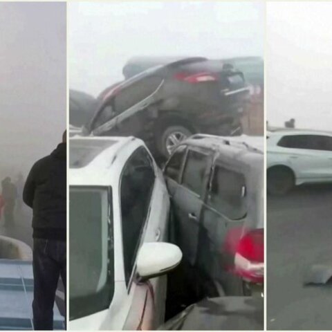 Κίνα: Καραμπόλα εκατοντάδων οχημάτων σε γέφυρα λόγω πυκνής ομίχλης (βίντεο)