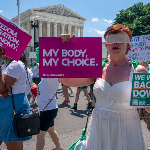 Διαδήλωση για το δικαίωμα στην άμβλωση έξω από το Ανώτατο Δικαστήριο των ΗΠΑ