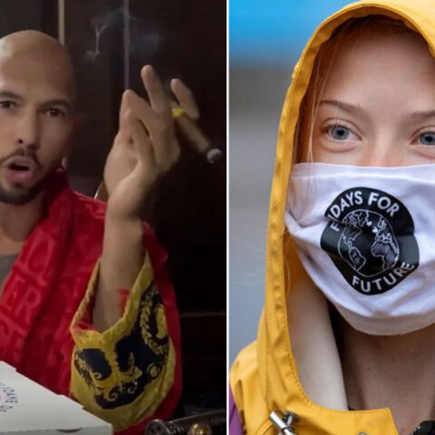 Άντριου Τέιτ και Γκρέτα Τούνμπεργκ