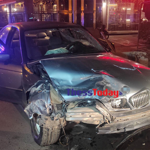 Τροχαίο με την εμπλοκή δύο οχημάτων στον Βαρδάρη