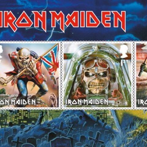 Οι Iron Maiden γίνονται γραμματόσημο