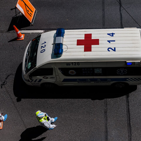 Ασθενοφόρο στην Κίνα