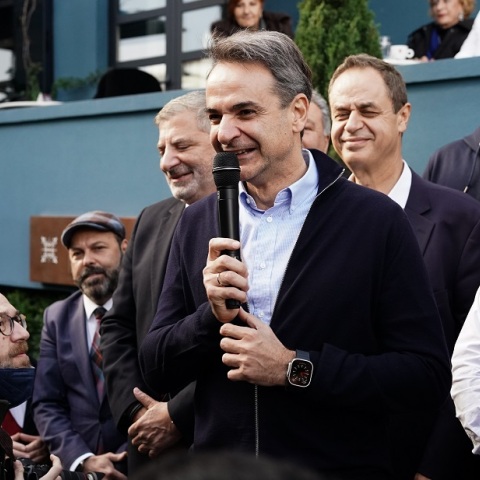 Κυριάκος Μητσοτάκης από Κορυδαλλό: Στόχος της δεύτερης τετραετίας η αύξηση των μισθών