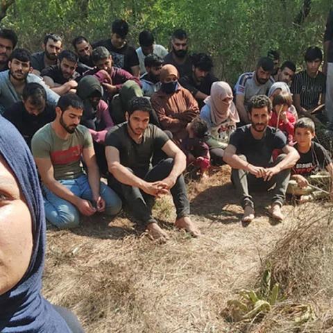 Μετανάστες στον Έβρο