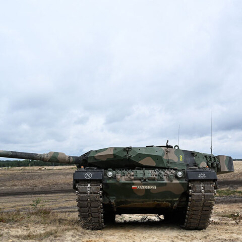 Τα γερμανικό τανκ τύπου Leopard