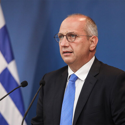 Ο κυβερνητικός εκπρόσωπος Γιάννης Οικονόμου