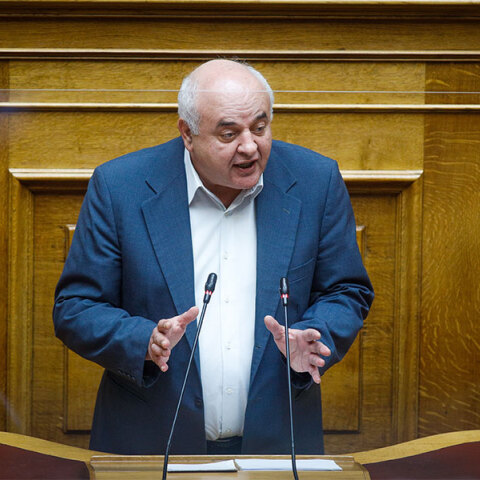 Ο κοινοβουλευτικός εκπρόσωπος του ΚΚΕ Νίκος Καραθανασόπουλος