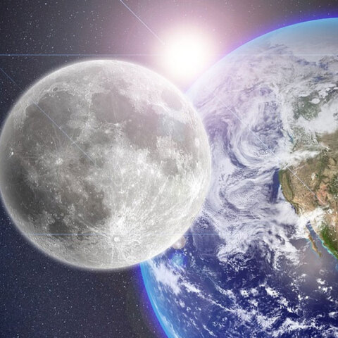 Η Σελήνη και η Γη