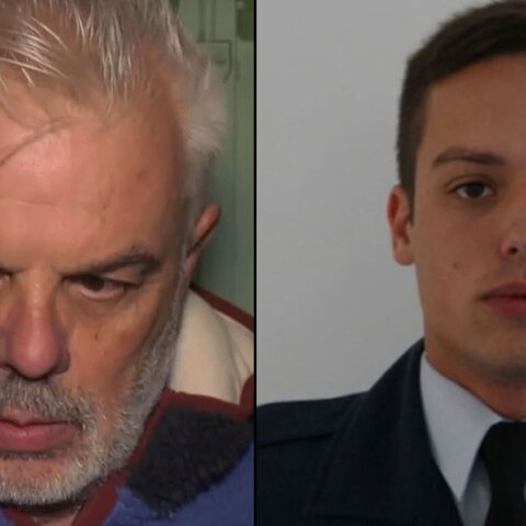 Ο 29χρονος υποσμηναγός Μάριος - Μιχαήλ Τουρούτσικας που σκοτώθηκε με το Phantom F4 στην Ανδραβίδα και ο πατέρας του