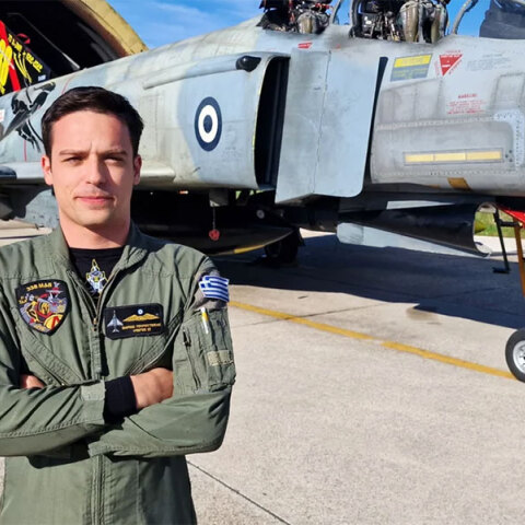 Ο συγκυβερνήτης του Phantom Μάριος-Μιχαήλ Τουρούτσικας