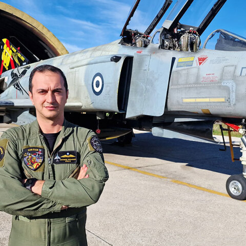 Ο 31χρονος Ευστάθιος Τσιτλακίδης, πιλότος του μοιραίου Phantom F4 στην Ανδραβίδα