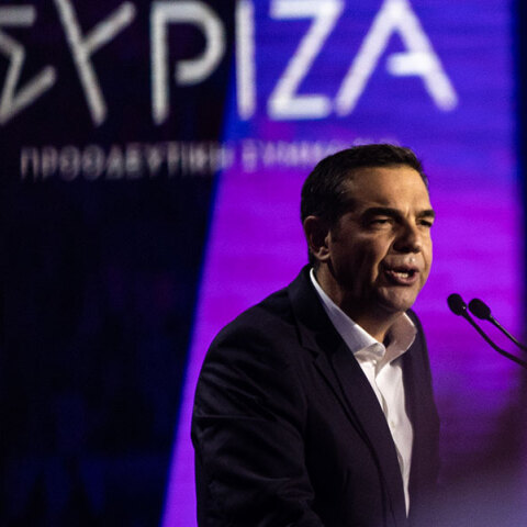 Ο Αλέξης Τσίπρας σε εκδήλωση του ΣΥΡΙΖΑ