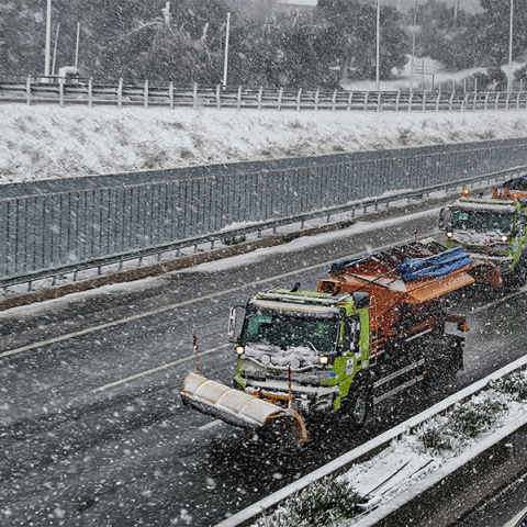 Χιονόπτωση στις Αφίδνες