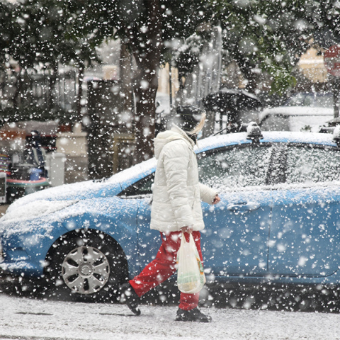 Χιόνια στην Αθήνα