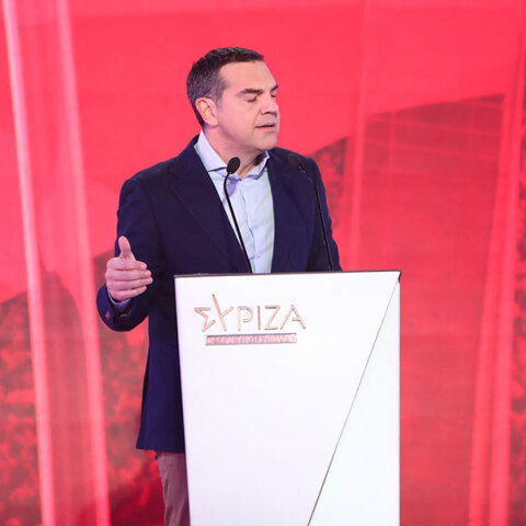 Ο Αλέξης Τσίπρας σε ομιλία του στη Θεσσαλονίκη