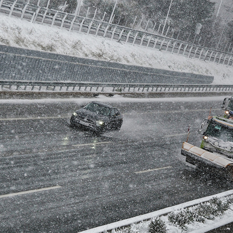 Χιονόπτωση στις Αφίδνες