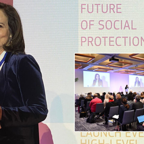 Η Άννα Διαμαντοπούλου στην παρουσίαση της έκθεσης «Το Μέλλον της Κοινωνικής Προστασίας και του Κοινωνικού Κράτους» στην ΕΕ