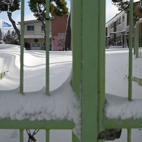 Κλειστό σχολείο λόγω κακοκαιρίας