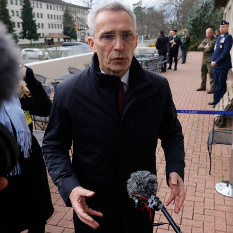 O γενικός γραμματέας του ΝΑΤΟ Γενς Στόλτενμπεργκ