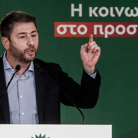 Ο Νίκος Ανδρουλάκης σε ομιλία του στο Μενίδι