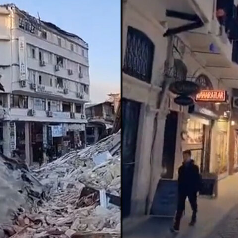Η κεντρική αγορά της Αντιόχειας πριν και μετά τον σεισμό στην Τουρκία
