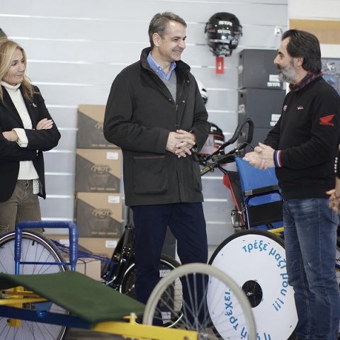 Συνάντηση Μητσοτάκη - Μαρέβας με τον Αχιλλέα Τσαλκιτζίδη στην Πτολεμαΐδα