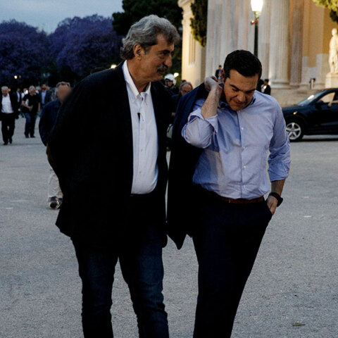 Ο Παύλος Πολάκης με τον Αλέξη Τσίπρα