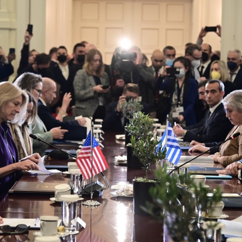 [359449] ΣΥΝΑΝΤΗΣΗ ΤΟΥ ΥΠ. ΕΞΩΤΕΡΙΚΩΝ ΝΙΚΟΥ ΔΕΝΔΙΑ ΜΕ ΤΟΝ ΥΠ. ΕΞΩΤΕΡΙΚΩΝ ΤΩΝ ΗΠΑ ANTONY BLINKEN (ΜΙΧΑΛΗΣ ΚΑΡΑΓΙΑΝΝΗΣ/EUROKINISSI)