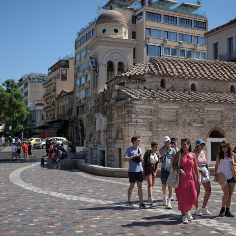 Τουρίστες στην Αθήνα