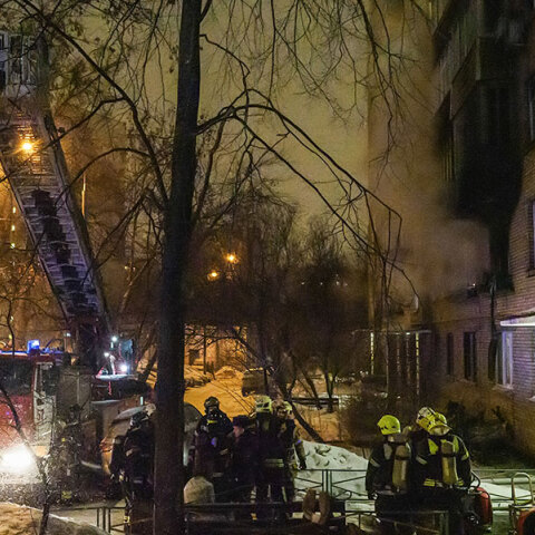 Φωτιά σε κτίριο στη Ρωσία