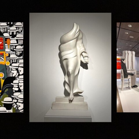 Παρουσίαση της επετειακής έκθεσης «Γιάννης Γαΐτης. Η ουσία του απρόσωπου» και των έργων της συζύγου του Γαβριέλλας Σίμωσι. Σε συνεργασία με τη Λορέττα Γαΐτη, στο ίδρυμα Θεοχαράκη