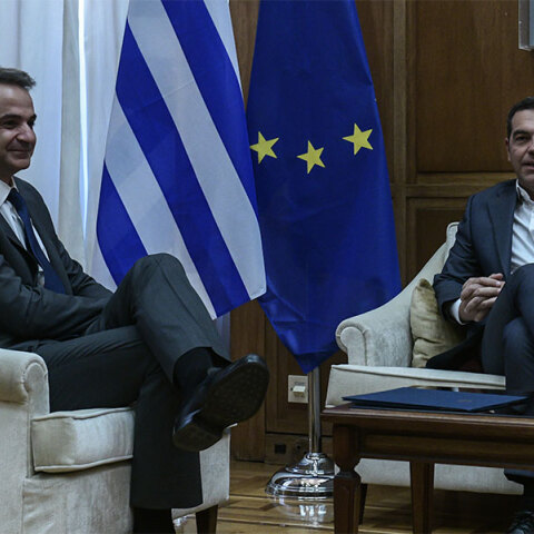 Κυριάκος Μητσοτάκης και Αλέξης Τσίπρας