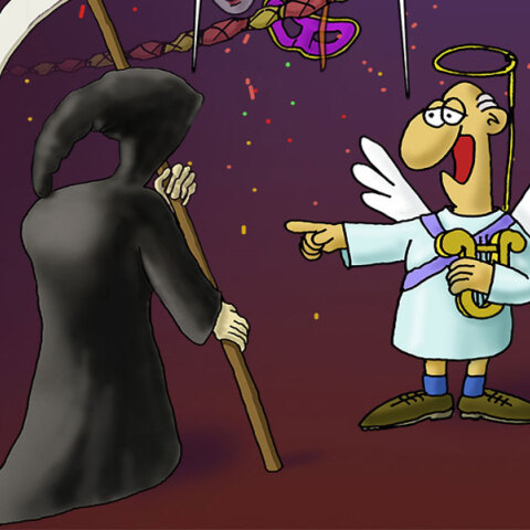 Ο Αρκάς και το σκίτσο του για τις Απόκριες