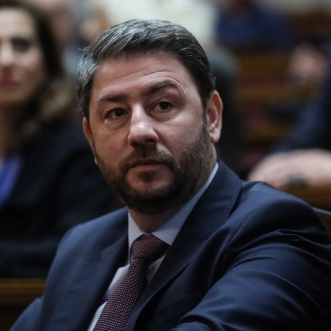 O πρόεδρος του ΠΑΣΟΚ - ΚΙΝΑΛ, Νίκος Ανδρουλάκης