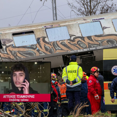 Η σύγκρουση τρένων στα Τέμπη και ο νεαρός επιβάτης που έσωσε κόσμο από τα βαγόνια