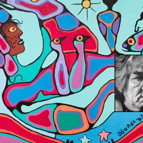 Πίνακας του Νορβάλ Μορισό, του «Πικάσο του Βορρά» - Ένθετη: Ο ζωγράφος