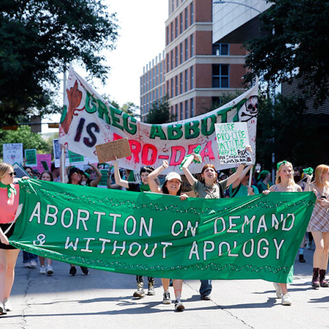 Παράσταση διαμαρτυρίας στο Τέξας για το δικαίωμα των γυναικών στην άμβλωση