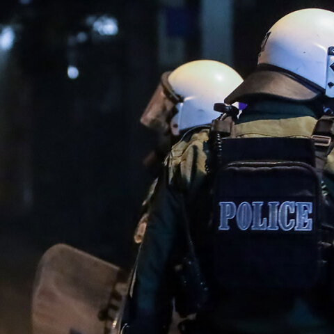 Άνδρες των ΜΑΤ σε επεισόδια