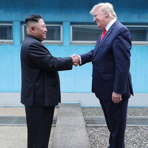 Ντόναλντ Τραμπ και Κιμ Γιονγκ Ουν