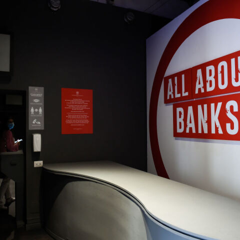 Band given a Banksy to change their name put it up for auction