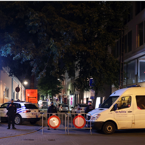 Αστυνομικοί στο Βέλγιο