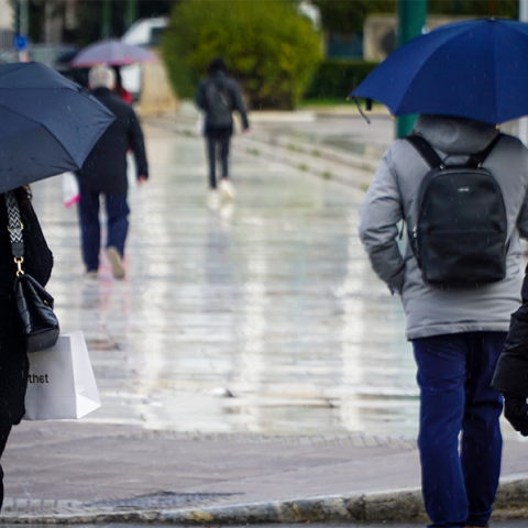 Βροχή στην Αθήνα