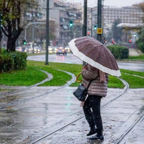 Βροχή στην Αθήνα