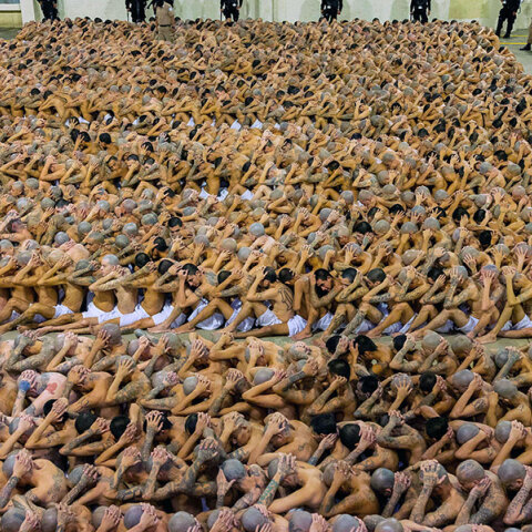 Κρατούμενοι σε φυλακή υψίστης ασφαλείας του Ελ Σαλβαδόρ