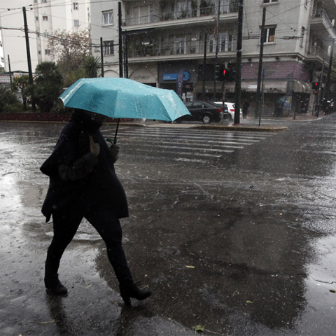 Βροχή στην Αθήνα