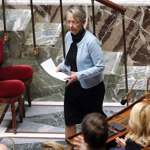 Η πρωθυπουργός της Γαλλίας Ελιζαμπέτ Μπορν