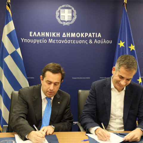 Νότης Μηταράκης και Κώστας Μπακογιάννης