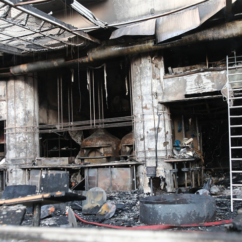 Ολοκληρωτική η καταστροφή του εστιατορίου στη Νέα Σμύρνη